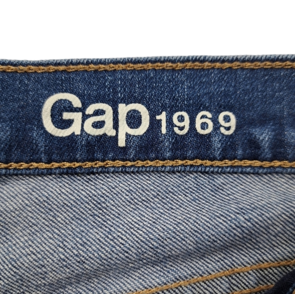 Gap 1969 Women's Denim Distressed Blue Shorts Size 27 - Picture 3 of 13